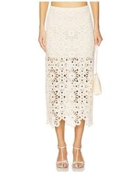 L'academie - 'Academie By Marianna Shay Midi Skirt - Lyst