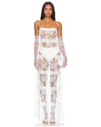Lovers + Friends - X Maggie Macdonald Millie Sheer Maxi Dress - Lyst