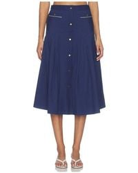 SER.O.YA - Yumi Poplin Skirt - Lyst