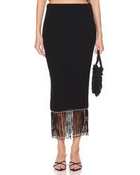 Lovers + Friends - Bryony Fringe Skirt - Lyst