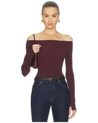 Commando - Ballet Off-Shoulder Bodysuit - Lyst
