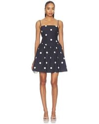 Susana Monaco - Polka Dot Tie Back Dress - Lyst