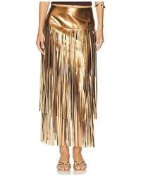 L'Agence - Karolina Stud Skirt - Lyst