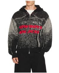 Pleasures - Acid Cowboy Knitted Hoodie - Lyst