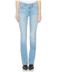 PAIGE - High Rise Manhattan Boot Jeans - Lyst