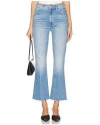 Mother - The Hustler Ankle Fray Jeans - Lyst