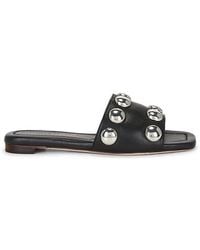 Loeffler Randall - Hayes Studded Flat Sandal - Lyst