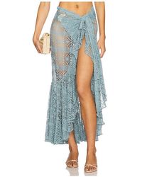 PATBO - Seashell Lycra Beach Skirt - Lyst