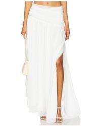 SNDY'S - X Revolve Camelia Handkerchief Skirt - Lyst