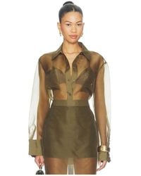 SER.O.YA - Estella Silk Top - Lyst