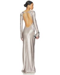 anna october exclusive waterlily beaded maxi dress Anna October Waterlily Dress in Blue main image 0