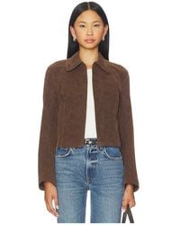 Free People - X We The Free River Faux Suede Jacket - Lyst