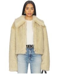 Lovers + Friends - Nina Faux Fur Jacket - Lyst