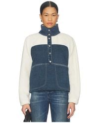 Rag & Bone - Vestido De Sherpa De Forro Polar Miramar En Color Azul Talla (También En Xs, S) - Lyst