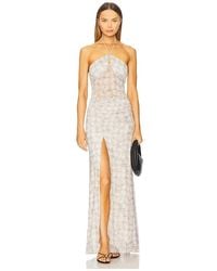 AFRM - Vestido Halter Britta En Color Neutral Talla (También En 2X, 3X, L, M, S, Xl, Xs, Xxl) - Lyst