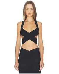 HAELO - Bandage Weave Halter Bra - Lyst