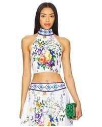 CAMILLA - Blusa Sin Mangas Top En Color Blanco Talla (También En Xs/S) - Lyst