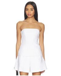 Bardot - Helenia Linen Strapless Top - Lyst