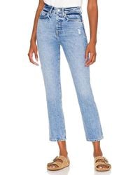 Lovers + Friends - Reece High Rise Slim Straight - Lyst