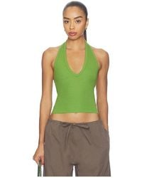 ÉTERNE - Cropped Halter Top - Lyst