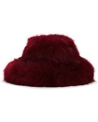 Adrienne Landau - The Landau Faux Fur ハット - Lyst