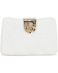 OLGA BERG - Lindy Woven Clutch - Lyst