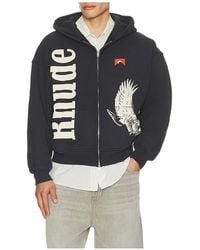 Rhude - Eagle Pass Zip-Up Hoodie - Lyst