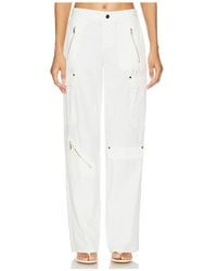 Alice + Olivia - Pantalón Cargo Milo En Color Blanco Talla En - Lyst