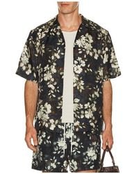 Jonathan Simkhai - Casper Printed Silk Shirt - Lyst