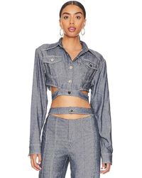 h:ours - Altagracia Crop Jacket - Lyst