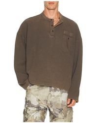 Represent - Henley Sweatshirt - Lyst