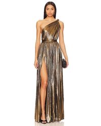 Bronx and Banco - Goddess One Shoulder Gown - Lyst