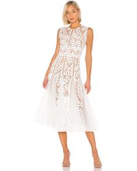 Bronx and Banco Saba Blanc Midi Dress - Weiß