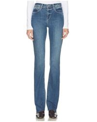 L'Agence - Ruth High Rise Straight Jean - Lyst