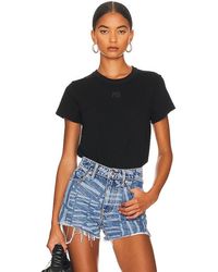 Alexander Wang - Camiseta En Color Negro Talla (También En S, Xs) - Lyst
