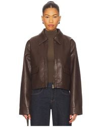 ALL THE WAYS - Fianna Faux Leather Jacket - Lyst
