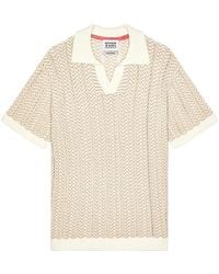 Scotch & Soda - Open Structured Knitted V-Neck Shirt - Lyst