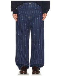Drole de Monsieur - Le Jean Baggy Monogramme - Lyst