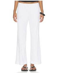DONNI. - The Baby Rib Scallop Simple Pant - Lyst