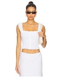 GUIZIO - Paloma Smocked Top - Lyst