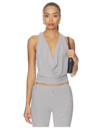 superdown - Libbie Drape Top - Lyst