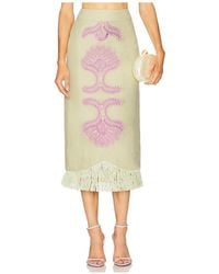 Alexis - Falda Jenan En Color Verde Salvia Talla (También En M, S, Xs) - Lyst