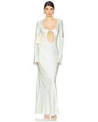 Rezek Studio - Vestido Martini En Color Verde Salvia Talla En - Lyst