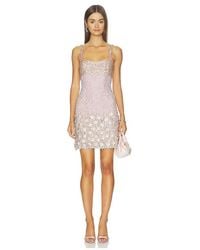 La Fuori - Maris Embroidered Mini Dress - Lyst
