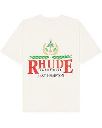 Rhude - East Hampton Crest Tee - Lyst
