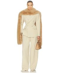 Helsa - Faux Fox Scarf - Lyst