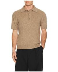 Entire studios - Short Sleeve Knit Polo - Lyst