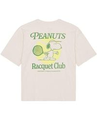 Junk Food - Peanuts Racquet Club Oversized Tee - Lyst