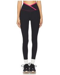 Year Of Ours - Leggings Verónica Ribbed Two Tone En Color Negro Talla En - Lyst