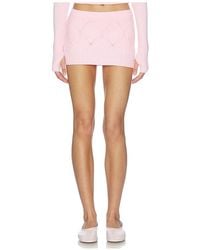 Frankie's Bikinis - Cali Cloud Knit Skort - Lyst